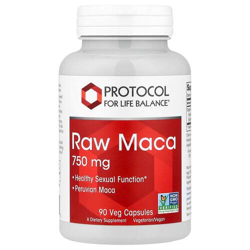 Protocol For Life Balance Raw Maca 750 Mg 90 Veg Capsules product image