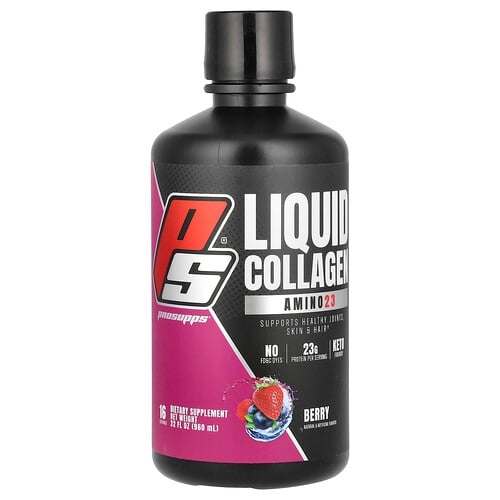 Prosupps Amino 23 Liquid Collagen Berry 32 Fl Oz 960 Ml product image