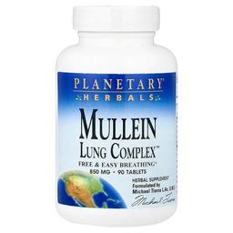 Planetary Herbals Mullein Lung Complex 90 Tablets