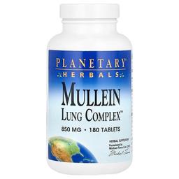 Planetary Herbals Mullein Lung Complex 180 Tablets