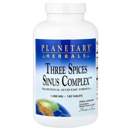 Planetary Herbals Three Spices Sinus Complex 180 Tablets