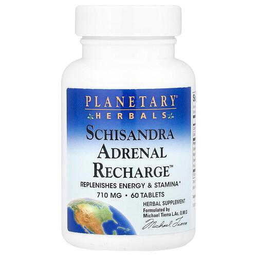 Planetary Herbals Schisandra Adrenal Recharge 60 Tablets product image
