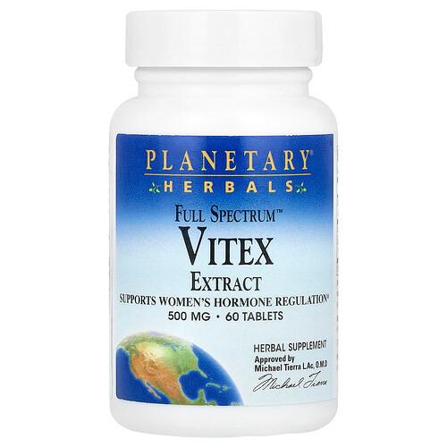 Planetary Herbals Full Spectrum Vitex Extract 60 Tablets product image