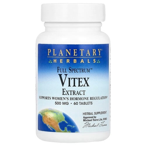 Planetary Herbals Full Spectrum Vitex Extract 60 Tablets product image