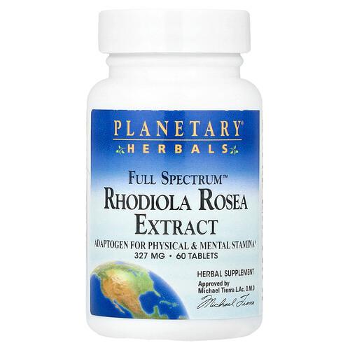 Planetary Herbals Full Spectrum Rhodiola Rosea Extract 60 Tablets 327 Mg Per Tablet product image