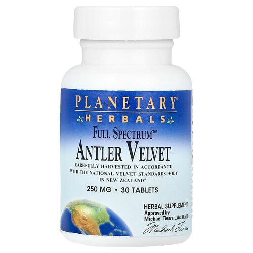 Planetary Herbals Full Spectrum Antler Velvet 30 Tablets 250 Mg Per Tablet product image