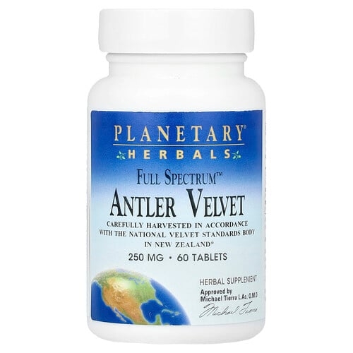 Planetary Herbals Full Spectrum Antler Velvet 60 Tablets 250 Mg Per Tablet product image