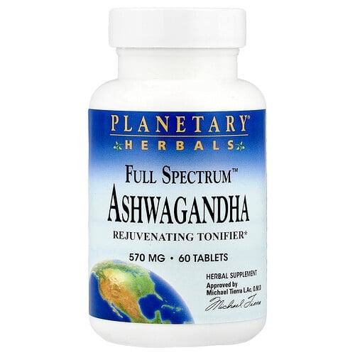 Planetary Herbals Full Spectrum Ashwagandha 60 Tablets product image