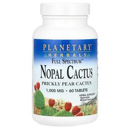 Planetary Herbals Full Spectrum Nopal Cactus 60 Tablets