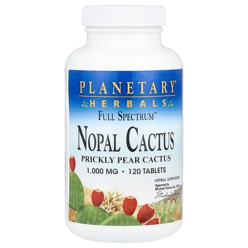 Planetary Herbals Full Spectrum Nopal Cactus 120 Tablets product image