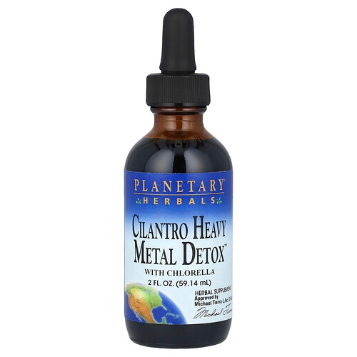 Planetary Herbals Cilantro Heavy Metal Detox With Chlorella 2 Fl Oz 59 14 Ml product image