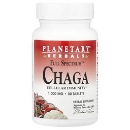 Planetary Herbals Full Spectrum Chaga 30 Tablets