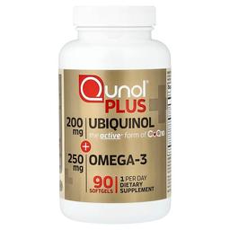 Qunol Plus Ubiquinol Omega 3 90 Softgels