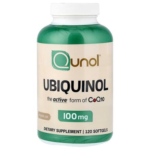 Qunol Ubiquinol 100 Mg 120 Softgels product image