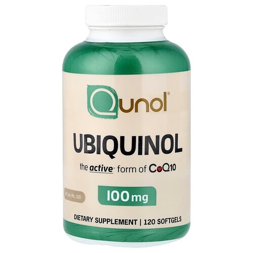 Qunol Ubiquinol 100 Mg 120 Softgels product image