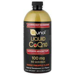 Qunol Liquid Coq10 Orange Pineapple 20 3 Fl Oz 600 Ml