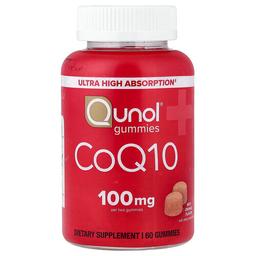Qunol Coq10 Gummies Rich Orange 60 Gummies 50 Mg Per Gummy