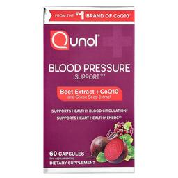 Qunol Blood Pressure Support Beets Extract Coq10 And Grape Seed Extract 60 Capsules