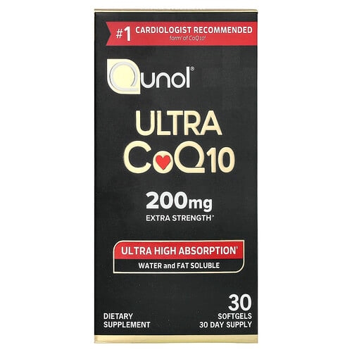 Qunol Ultra Coq10 200 Mg 30 Softgels product image