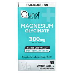 Qunol Magnesium Glycinate 90 Coated Tablets 150 Mg Per Tablet