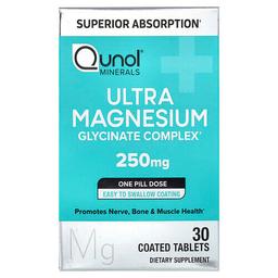 Qunol Ultra Magnesium 250 Mg 30 Coated Tablets