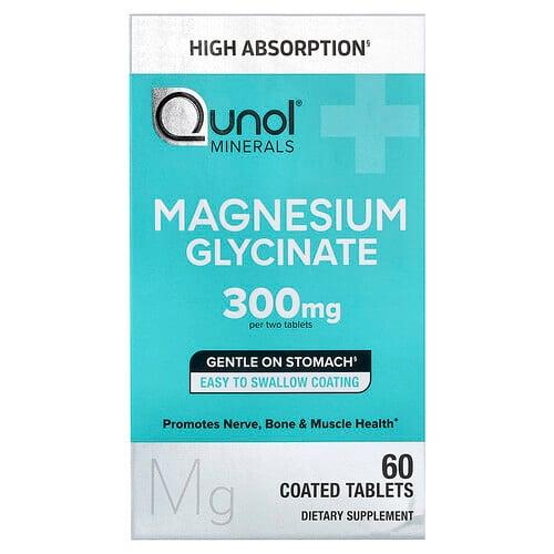 Qunol Magnesium Glycinate 60 Coated Tablets 150 Mg Per Tablet product image