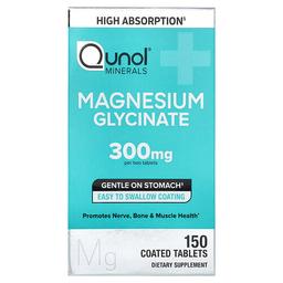 Qunol Magnesium Glycinate 150 Coated Tablets 150 Mg Per Tablet