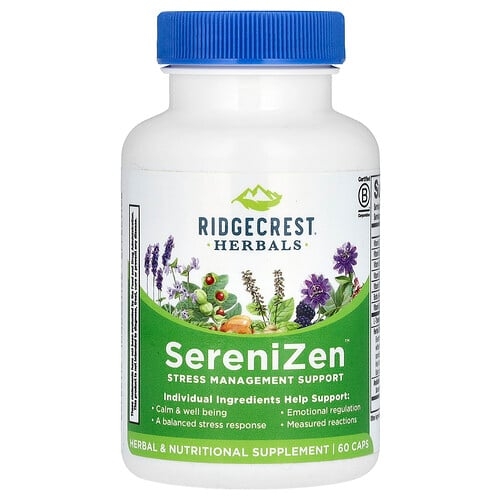 Ridgecrest Herbals Serenizen Stress Management Support 60 Caps product image