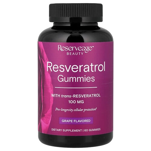 Reserveage Beauty Resveratrol Gummies Grape 60 Gummies product image