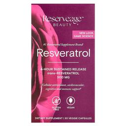 Reserveage Beauty Resveratrol 30 Veggie Capsules