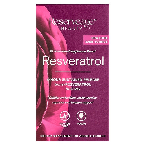 Reserveage Beauty Resveratrol 30 Veggie Capsules product image