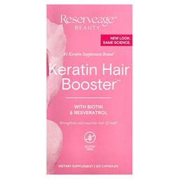 Reserveage Beauty Keratin Hair Booster With Biotin Resveratrol 120 Capsules