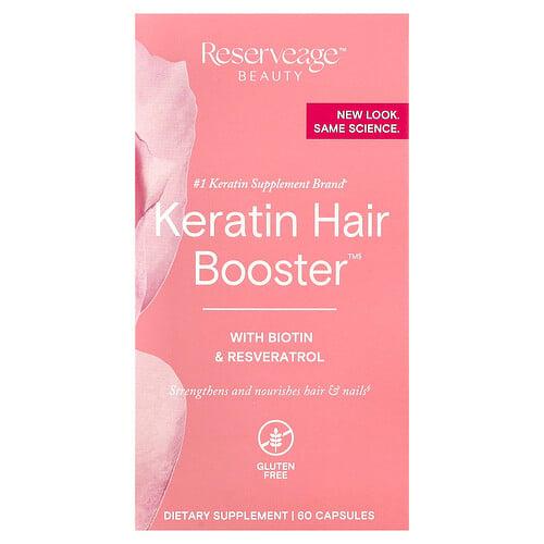 Reserveage Beauty Keratin Hair Booster With Biotin Resveratrol 60 Capsules product image