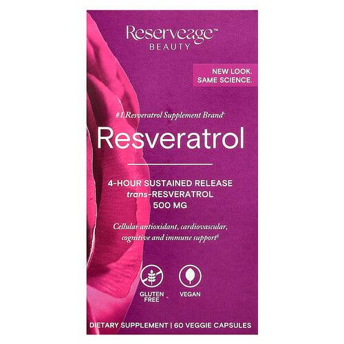 Reserveage Beauty Resveratrol 60 Veggie Capsules product image