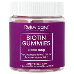 Rejuvicare Biotin Gummies Berry 60 Gummies 5 000 Mcg Per Gummy