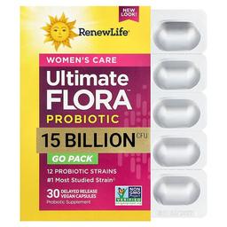Renew Life Women S Care Ultimate Flora Probiotic 30 Delayed Release Vegan Capsules