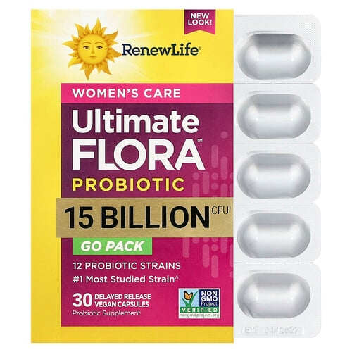 Renew Life Women S Care Ultimate Flora Probiotic 30 Delayed Release Vegan Capsules product image