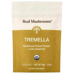Real Mushrooms Tremella Organic Mushroom Extract Powder 2 12 Oz 60 G