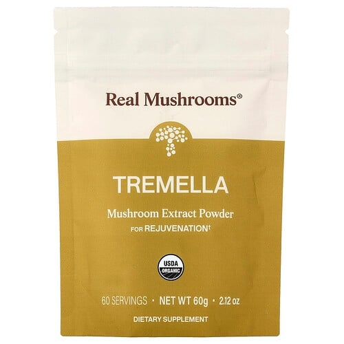 Real Mushrooms Tremella Organic Mushroom Extract Powder 2 12 Oz 60 G product image