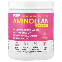 Rsp Nutrition Aminolean Energy Pink Lemonade 8 25 Oz 234 G