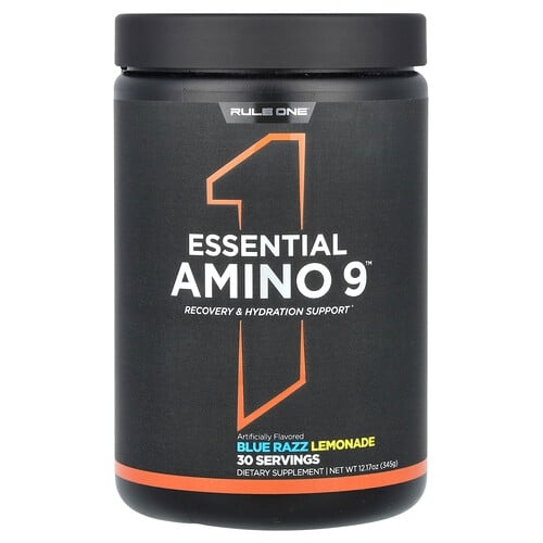 Rule One Proteins Essential Amino 9 Blue Razz Lemonade 12 17 Oz 345 G product image