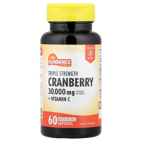 Sundance Vitamins Cranberry 60 Quick Release Capsules product image