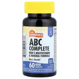 Sundance Vitamins Abc Complete Men S Multivitamin Mineral Formula 60 Coated Caplets