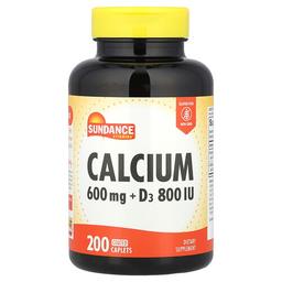 Sundance Vitamins Calcium D3 200 Coated Caplets