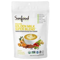 Sunfood Organic Golden Milk Super Blend 6 Oz 170 G