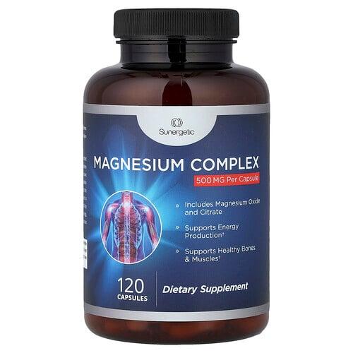 Sunergetic Magnesium Complex 500 Mg 120 Capsules product image