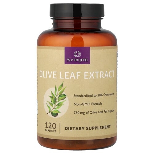 Sunergetic Olive Leaf Extract 750 Mg 120 Capsules product image