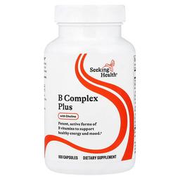 Seeking Health B Complex Plus With Choline 100 Capsules