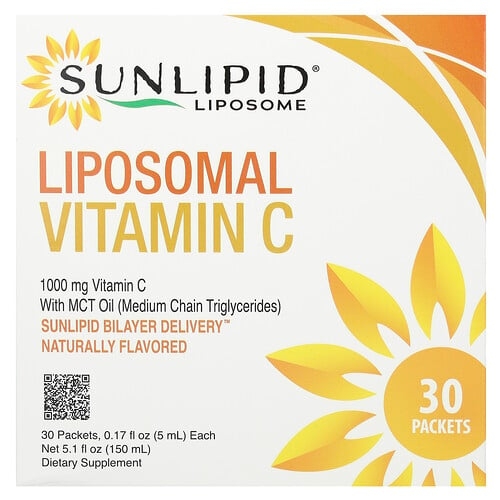 Sunlipid Liposomal Vitamin C With Mct Oil 30 Packets 0 17 Fl Oz 5 Ml Each product image