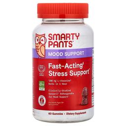 Smartypants Fast Acting Stress Support Mixed Berry 60 Gummies